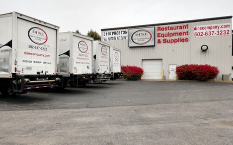 Dine Company trucks